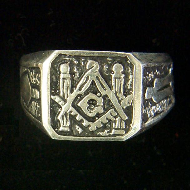 New Sterling Masonic Ring